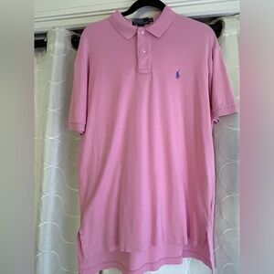 Vintage Polo by Ralph Lauren Polo ~ Pink with Blue Horse ~ Size Medium